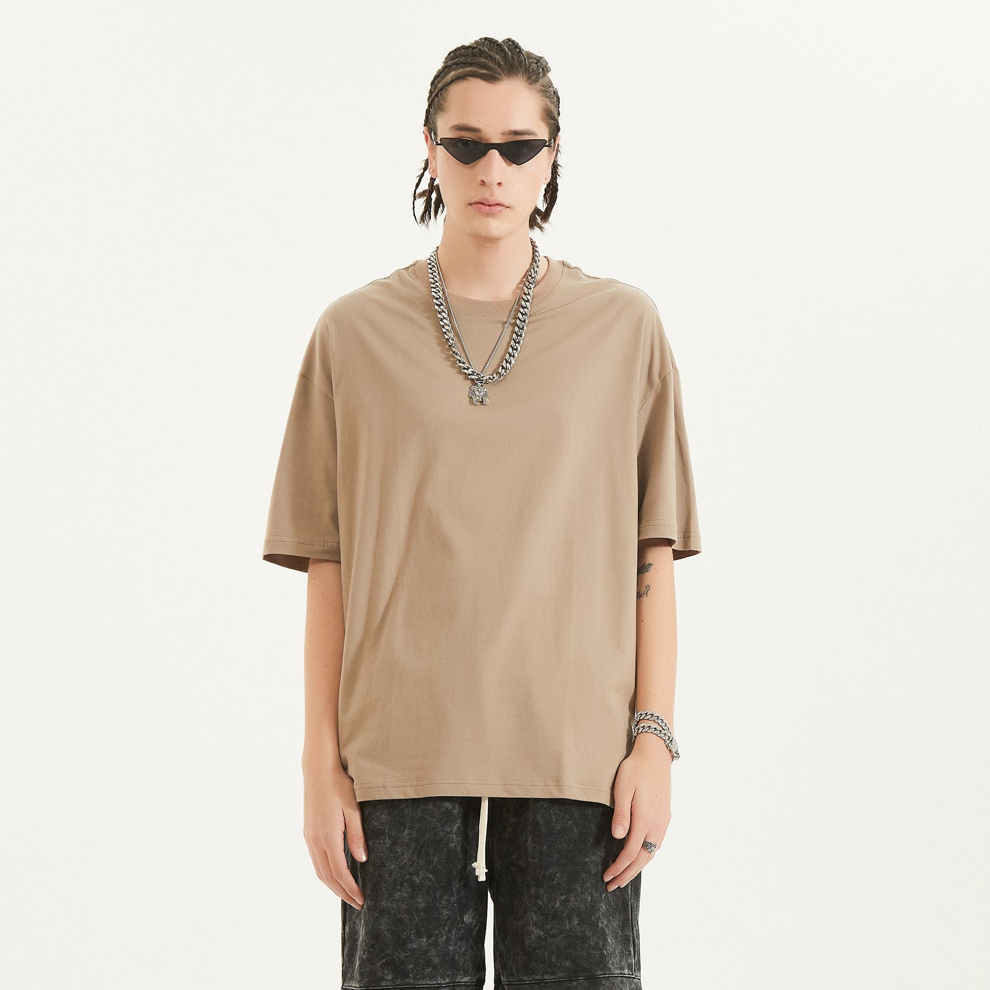 Cosmic Fire Slit Hem T-shirt