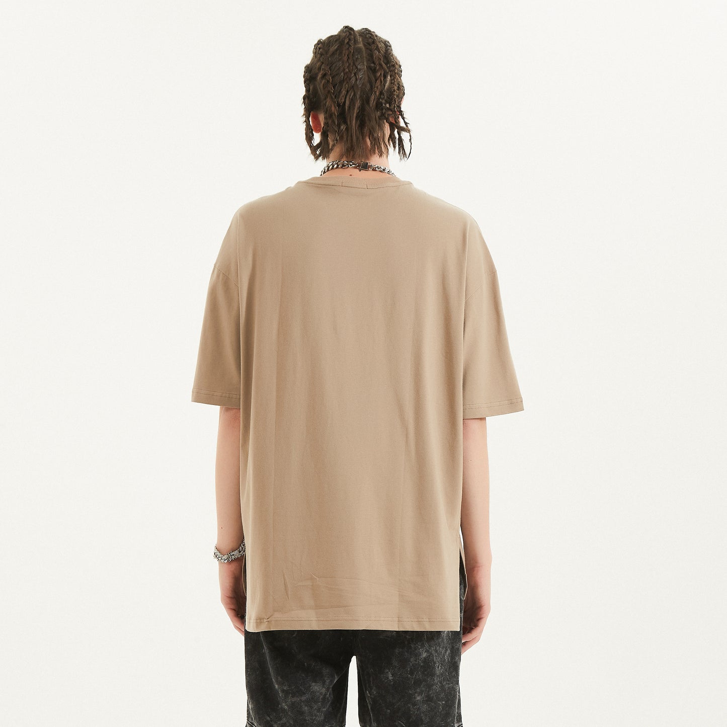 Cosmic Fire Slit Hem T-shirt