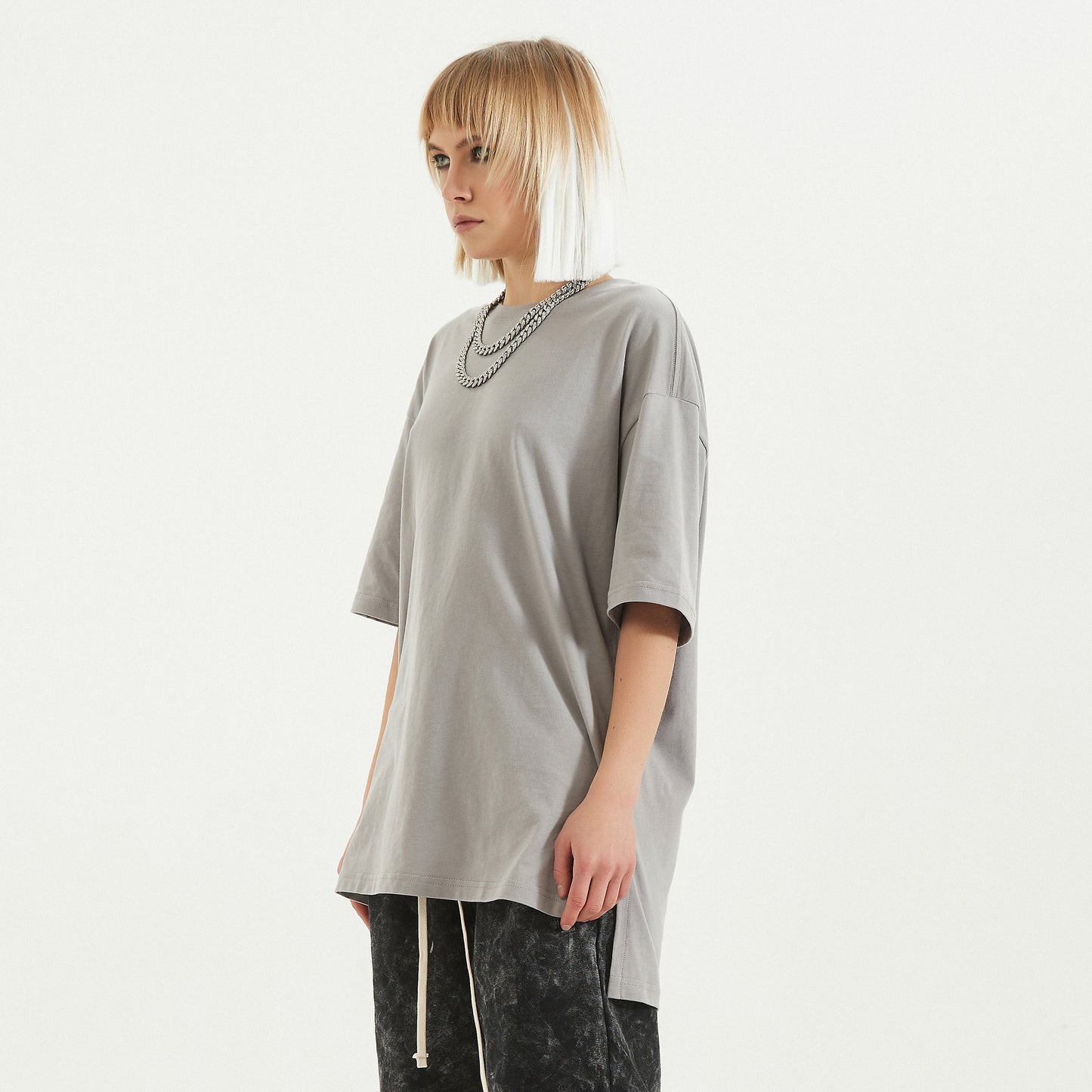 Cosmic Fire Slit Hem T-shirt