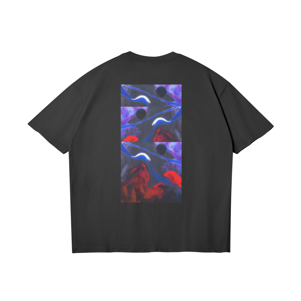 Cosmic Fire Slit Hem T-shirt