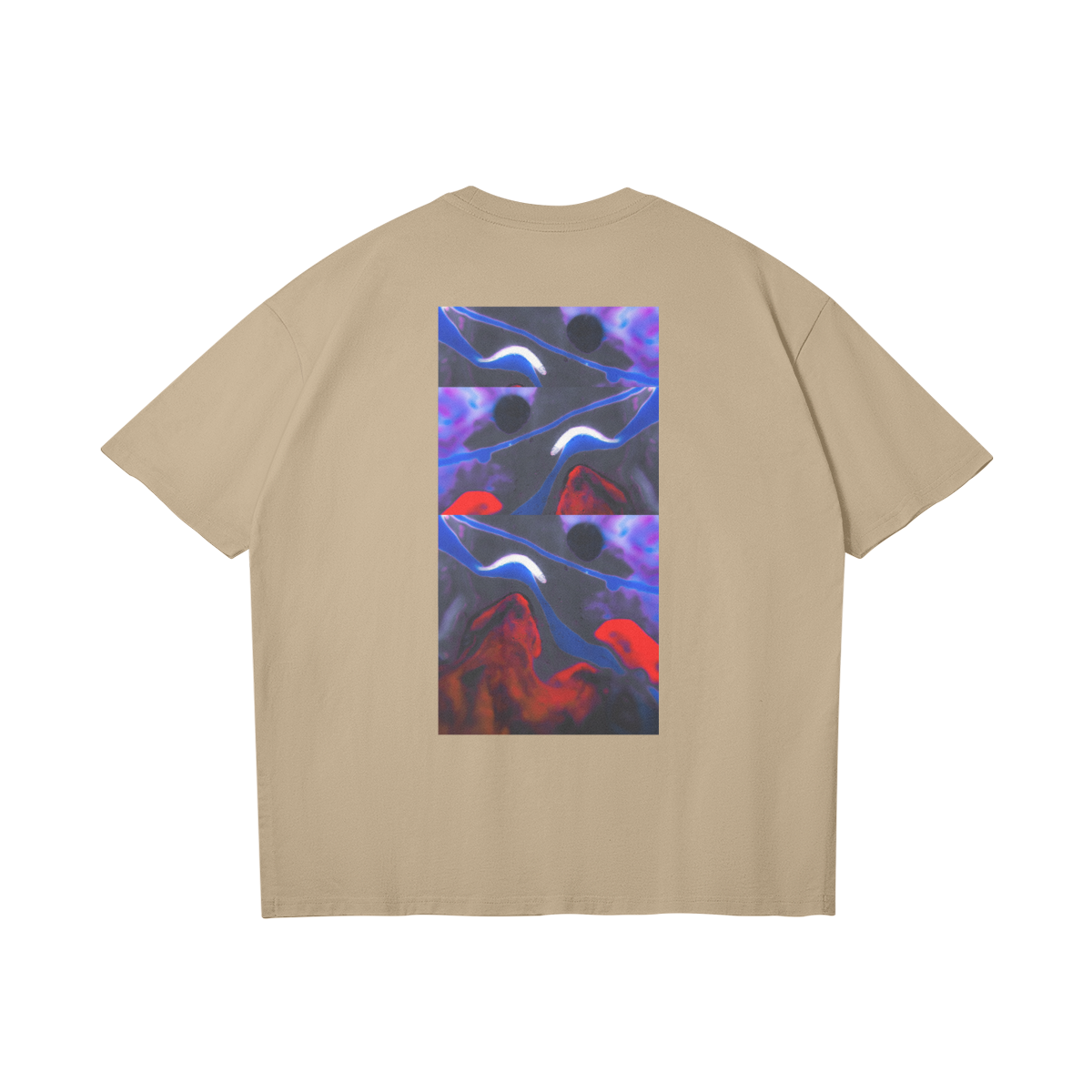 Cosmic Fire Slit Hem T-shirt