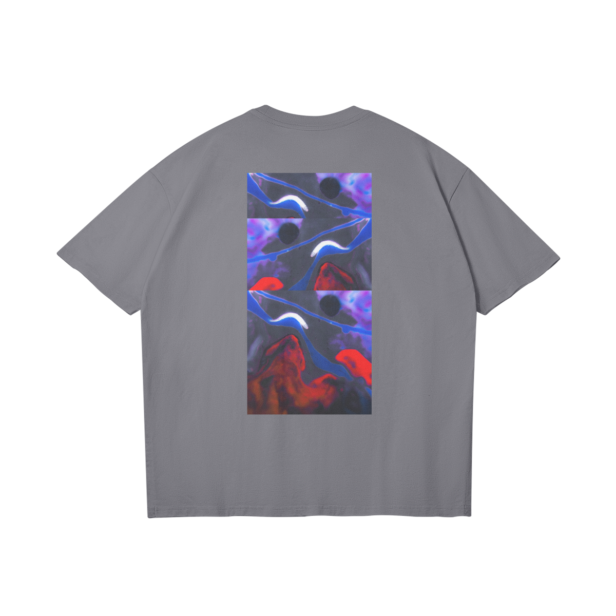 Cosmic Fire Slit Hem T-shirt