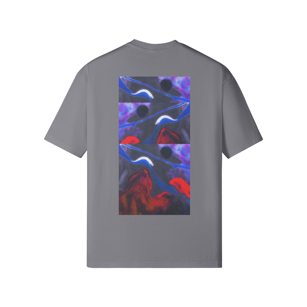 Cosmic Fire Slit Hem T-shirt