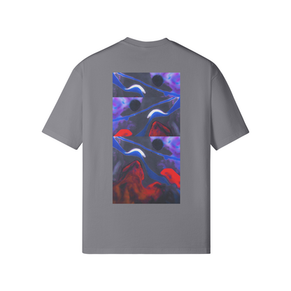 Cosmic Fire Slit Hem T-shirt
