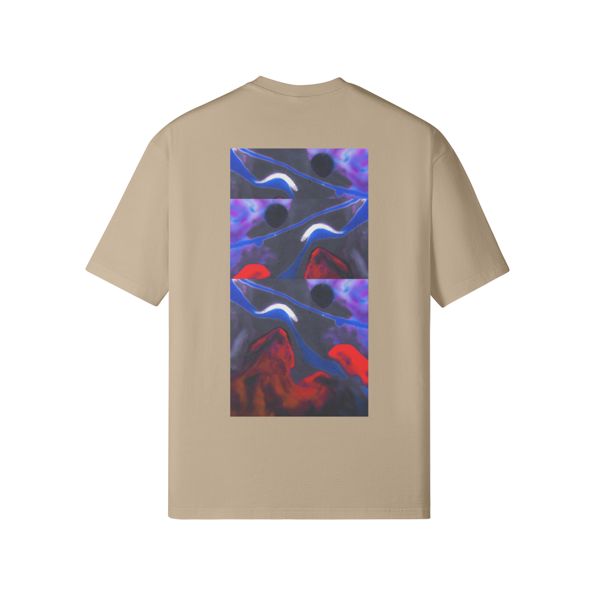 Cosmic Fire Slit Hem T-shirt