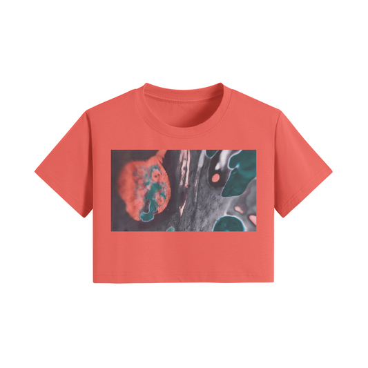 Cosmic Grounds Crop T-shirt